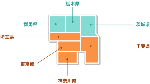 ファーストの対応エリアマップ